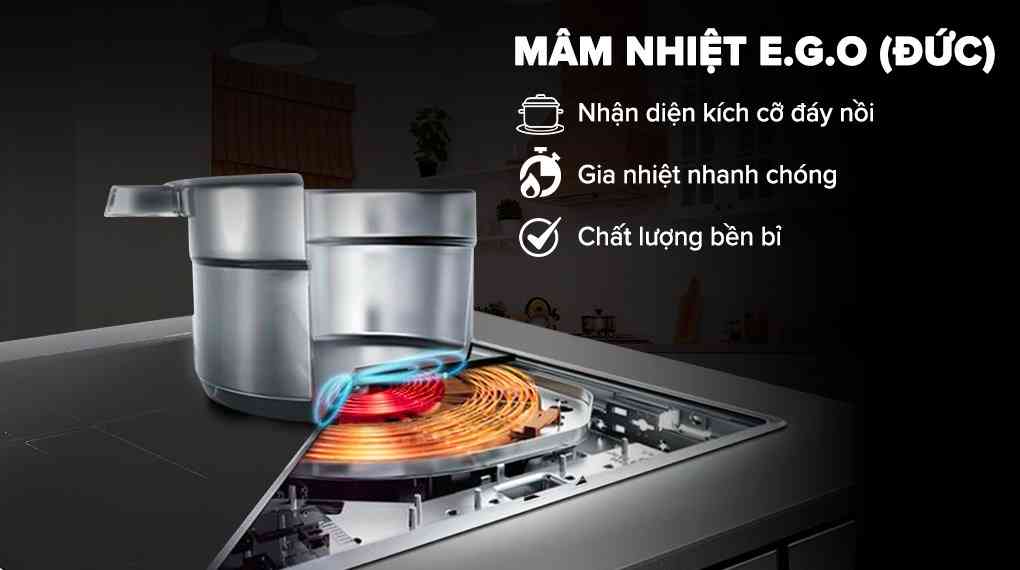Bếp từ hồng ngoại âm KAFF KF-FL108 4500W