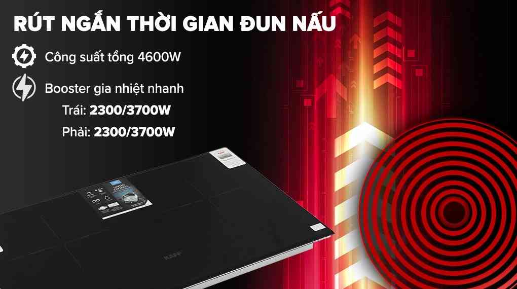 Bếp từ đôi âm KAFF KF-HID7348II 4600W