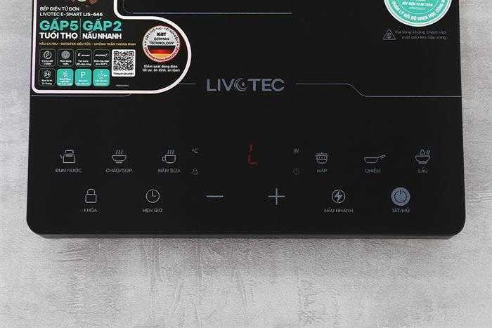 Bếp từ đơn Livotec E-smart LIS-646 2100W