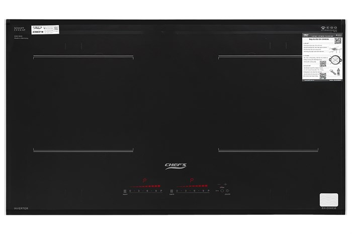Bếp từ đôi lắp âm Chef's EH-DIH836 4000W