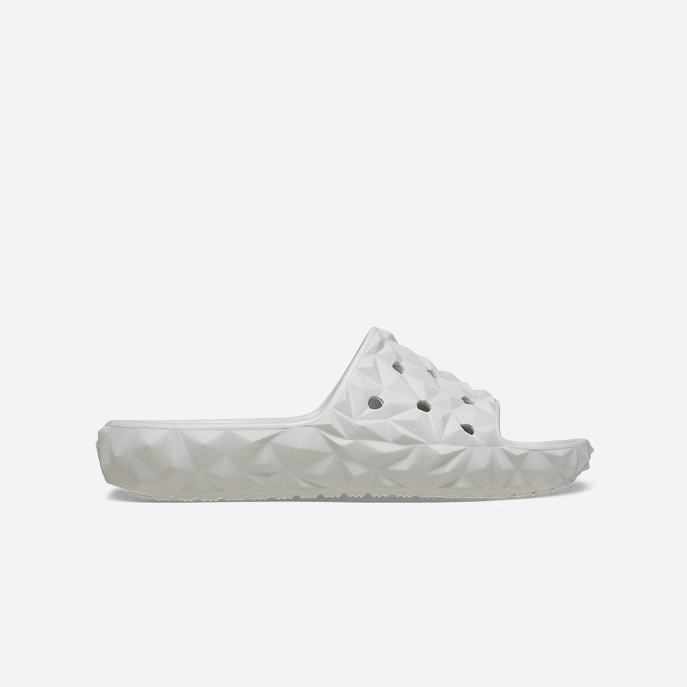 Dép Quai Ngang Unisex Crocs Classic Geometric V2 Xám