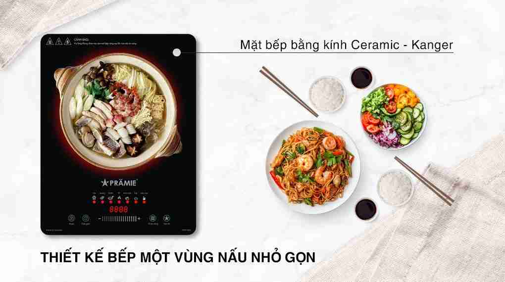 Bếp hồng ngoại đơn Pramie PRTH-1001 2200W