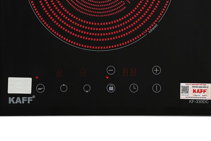 Bếp hồng ngoại đôi âm Domino KAFF KF-330DC 3000W