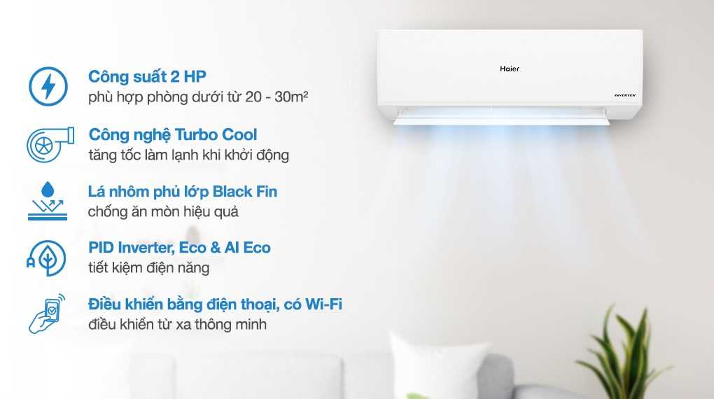 Máy lạnh Haier Inverter 2 HP HR-18VQI
