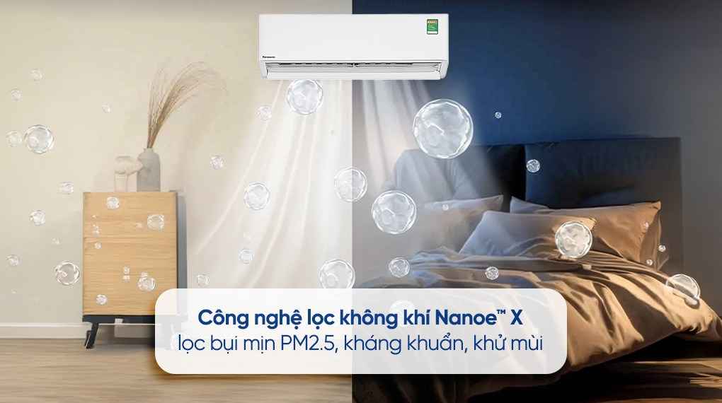 Máy lạnh Panasonic Inverter 2.5 HP CU/CS-U24BKH-8
