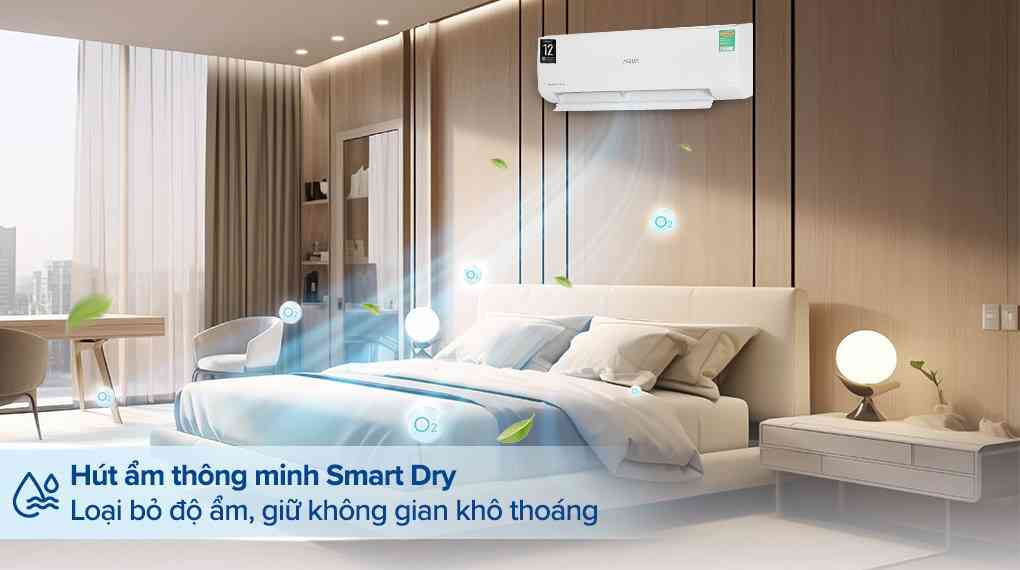 Máy lạnh AQUA Inverter 1 HP AQA-RV10QA2