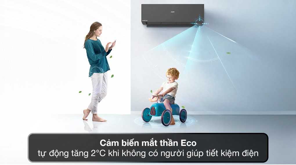 Máy lạnh Aqua Inverter 1 HP AQA-RUV10SAW