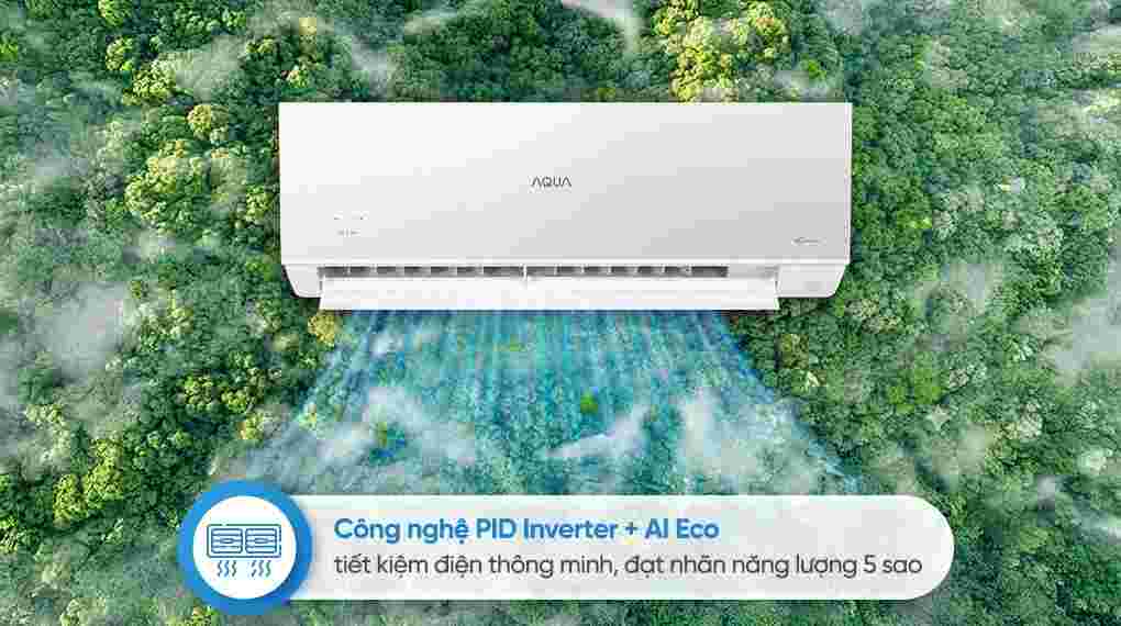 Máy lạnh Aqua Inverter 1.5 HP AQA-RUV13VS