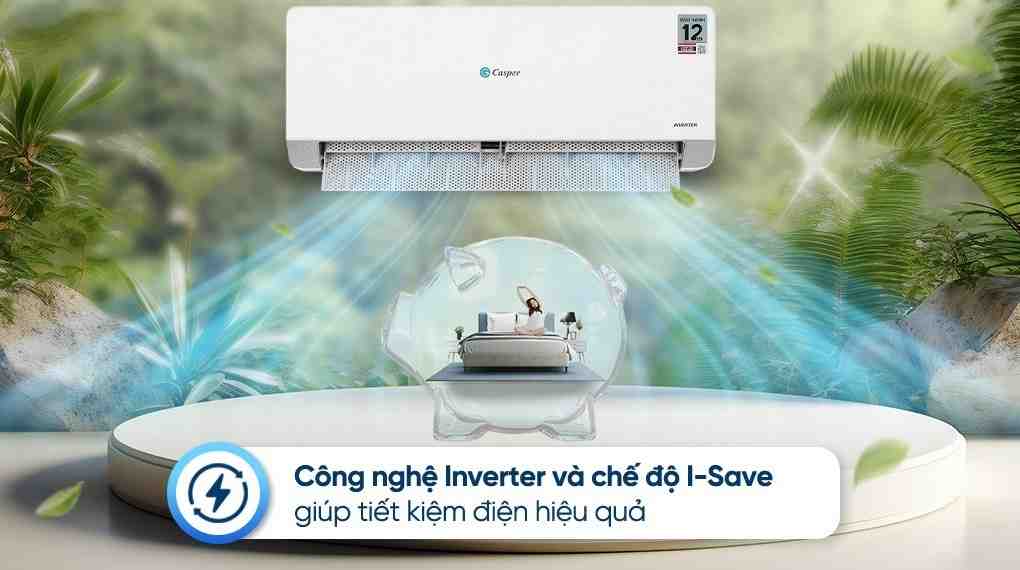 Máy lạnh 2 chiều Casper Inverter 1 HP QH-09IU36A