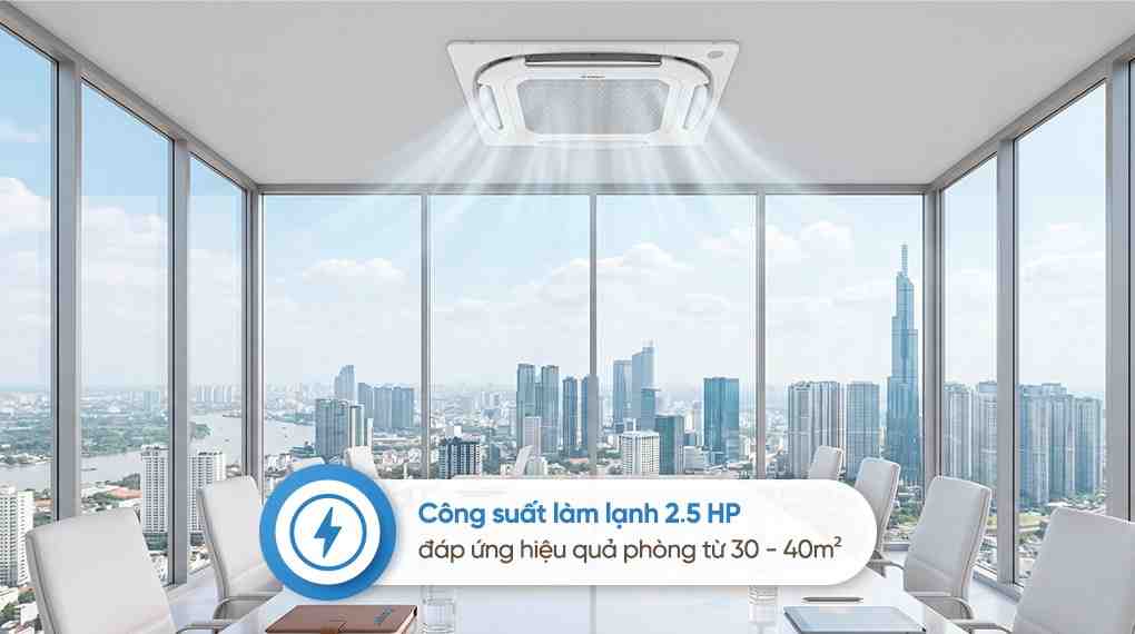Máy lạnh âm trần Casper Inverter 2.5 HP CC-24IS36