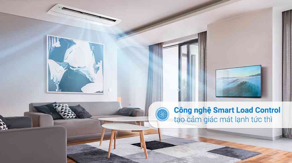 Máy lạnh âm trần 1 hướng LG Inverter 2 HP ZTNQ18GTLA0