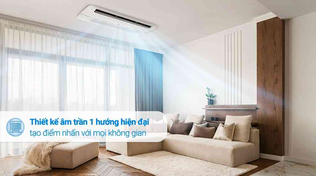 Máy lạnh âm trần 1 hướng LG Inverter 2 HP ZTNQ18GTLA0