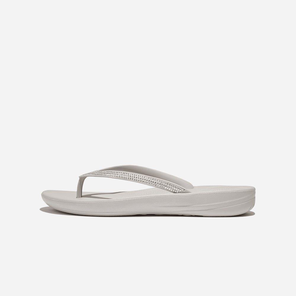 Dép Xỏ Ngón Nữ Fitflop Iqushion Sparkle Be