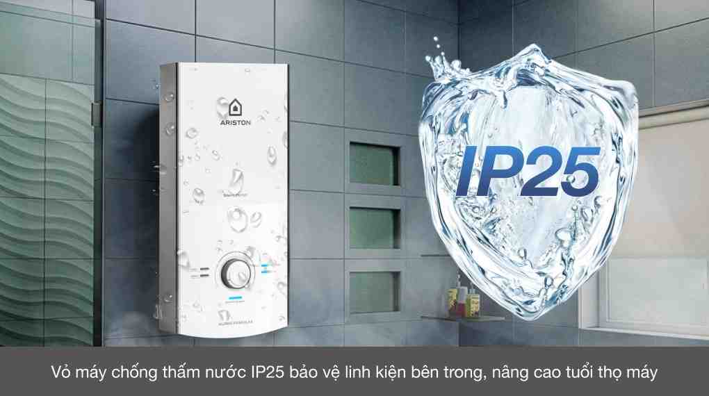 Máy nước nóng trực tiếp Ariston 4500W AURES PREMIUM 4.5P PEARL
