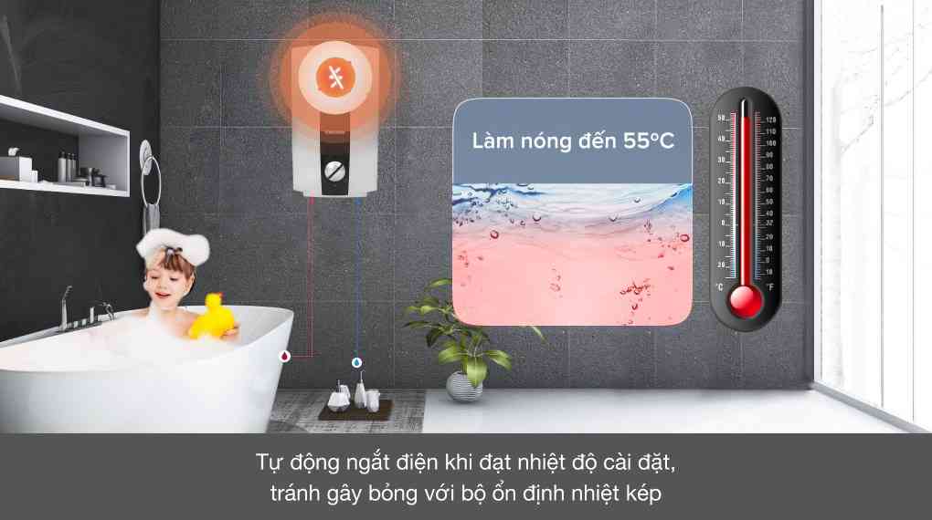 Máy nước nóng trực tiếp đa điểm Stiebel Eltron 8000W DHC 8 EC