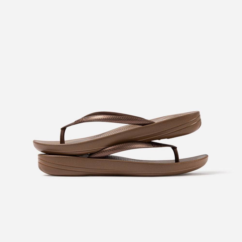 Dép Xỏ Ngón Nữ Fitflop Iqushion Ergonomic Be