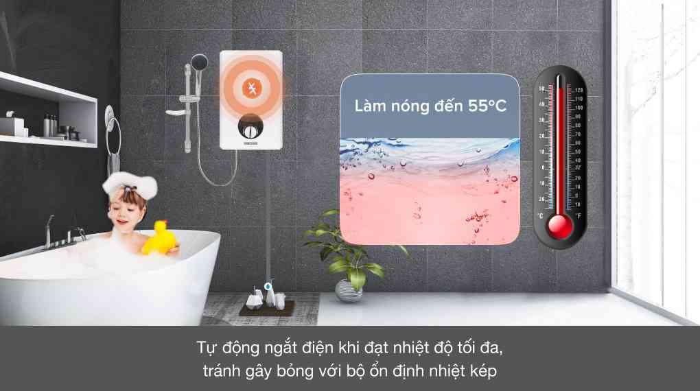 Máy nước nóng trực tiếp Stiebel Eltron 4500W XGP 45 EC