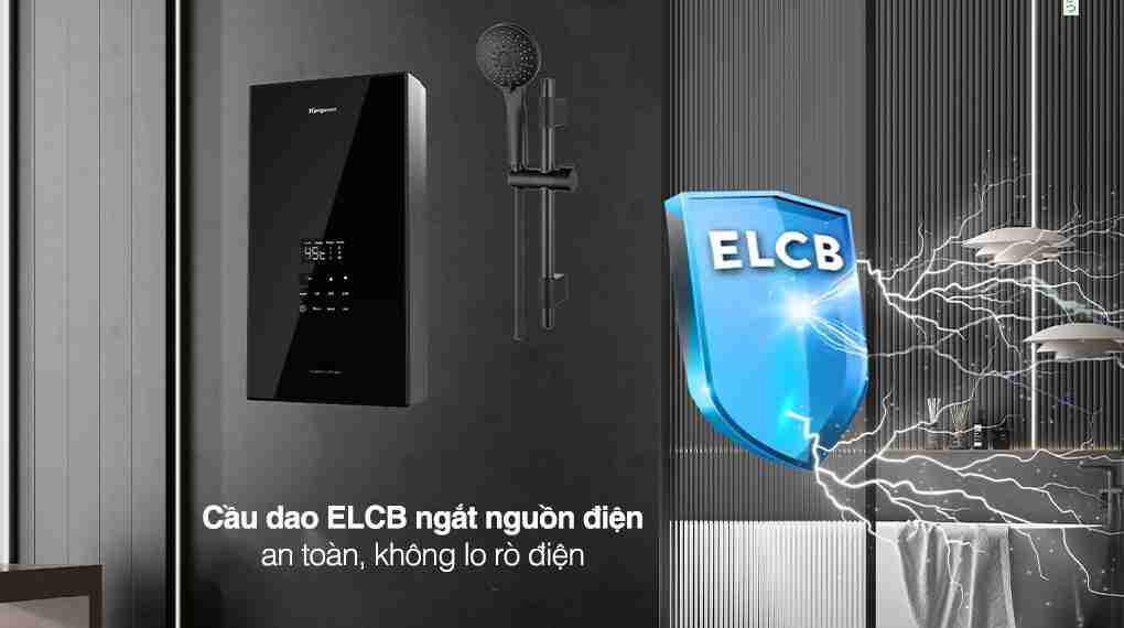 Máy nước nóng trực tiếp Kangaroo 4500W KGWD45P1