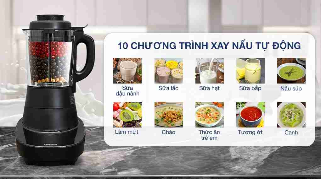 Máy làm sữa hạt đa năng Panasonic MX-HG6401KRA