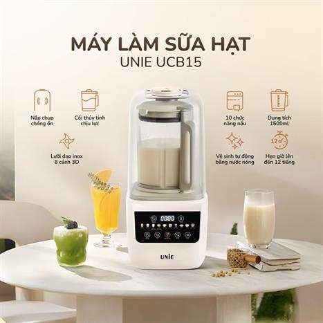 Máy làm sữa hạt đa năng Unie UCB15