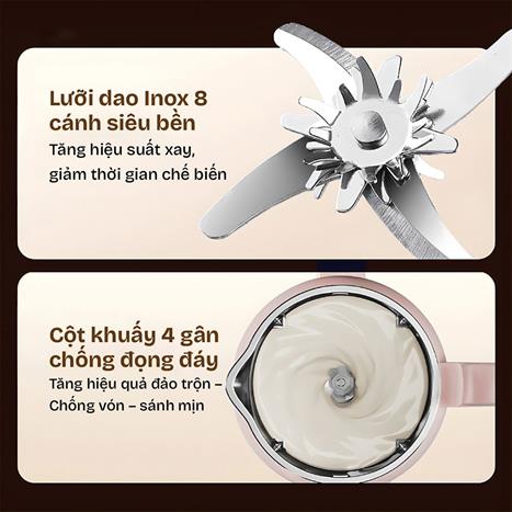 Máy làm sữa hạt đa năng Fujihome SM826