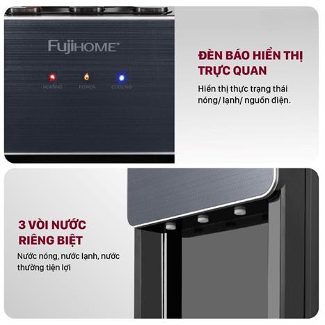 Cây nước nóng lạnh FUJIHOME WD675C-B 590W