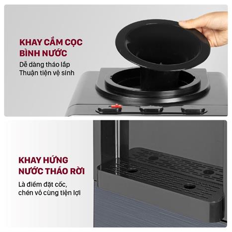 Cây nước nóng lạnh FUJIHOME WD675C-B 590W