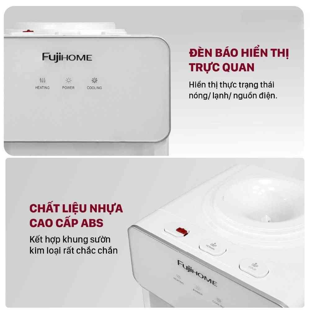 Cây nước nóng lạnh FUJIHOME WD675C-W 590W