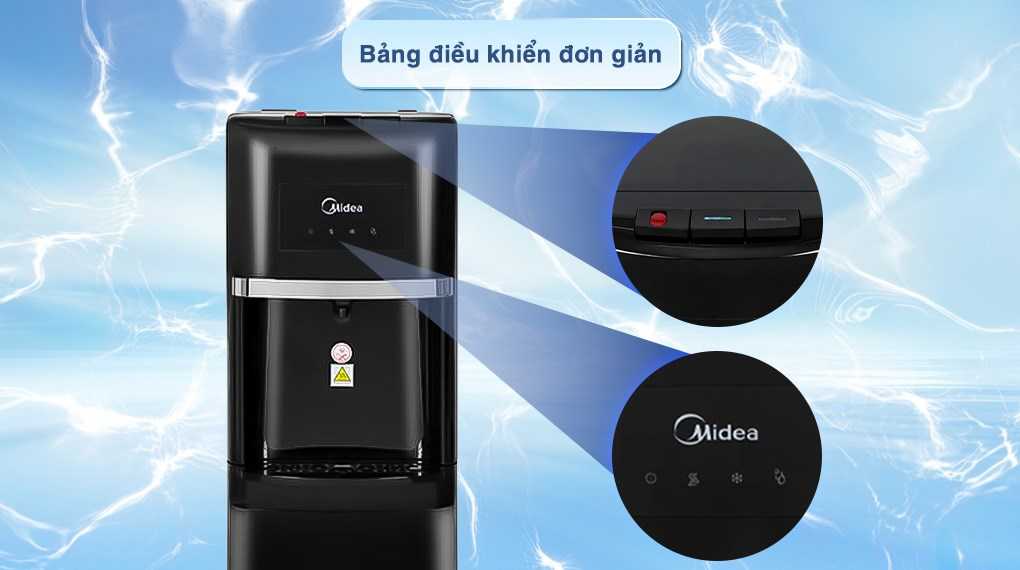 Cây nước nóng lạnh Midea YD1135AS-B 500W
