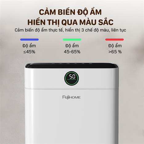 Máy hút ẩm Fujihome DH18W-HEPA 18 lít/ngày