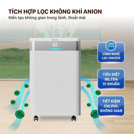Máy hút ẩm FUJIHOME DH20NW-HEPA 20 lít/ngày