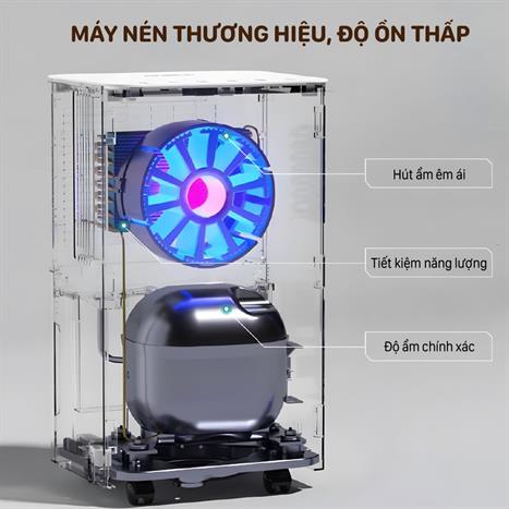 Máy hút ẩm FUJIHOME DH16NW 16 lít/ngày