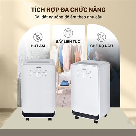Máy hút ẩm FUJIHOME DH10 10 lít/ngày