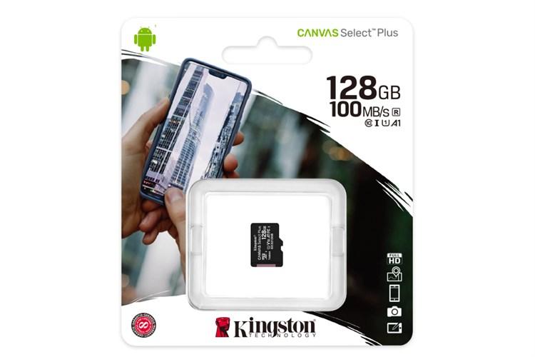 Thẻ nhớ Kingston Canvas Select Plus microSDXC 128GB Class 10 U1
