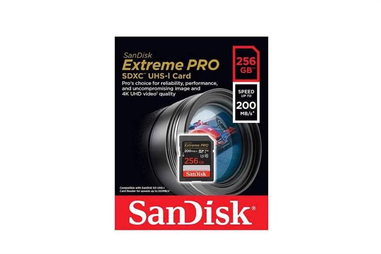 Thẻ nhớ SanDisk Extreme Pro SDXC 256GB Class 10 U3