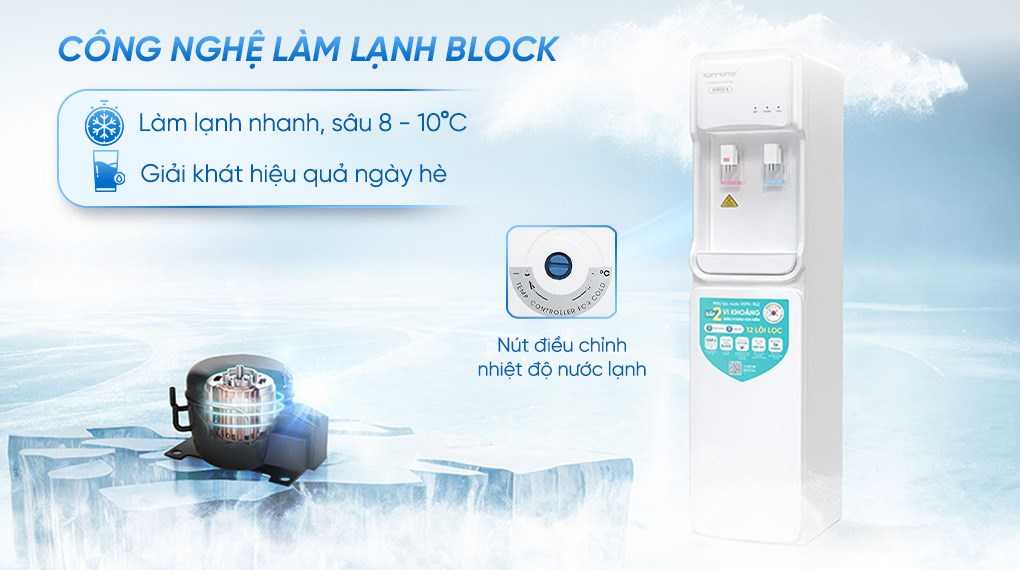 Máy lọc nước RO nóng lạnh Korihome WPK-962 12 lõi