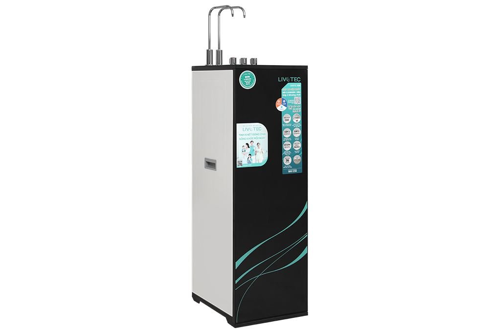 Máy lọc nước RO nóng nguội lạnh Hydrogen Livotec 828 12 lõi