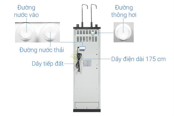Máy lọc nước RO nóng nguội lạnh Hydrogen Kangaroo KG12S2H4 12 lõi