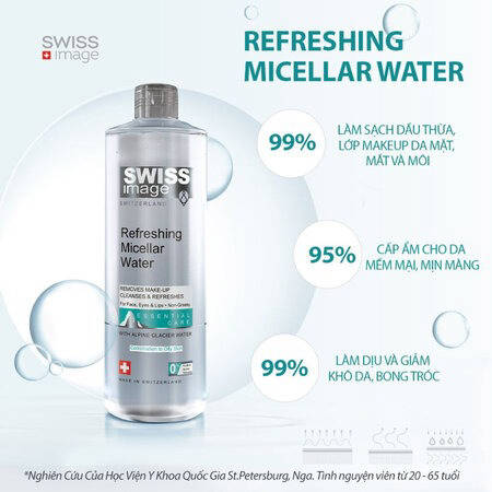 Nước Tẩy Trang Swiss Image Cho Da Hỗn Hợp & Da Dầu 400ml
