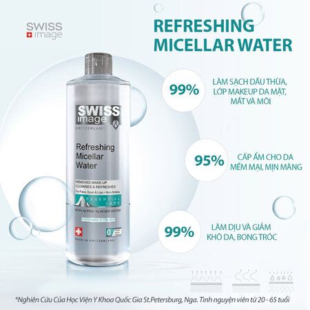 Nước Tẩy Trang Swiss Image Cho Da Hỗn Hợp & Da Dầu 400ml