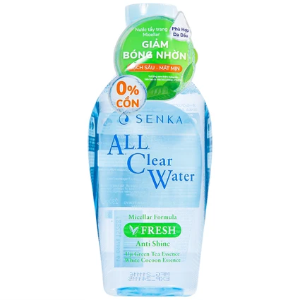 Nước Tẩy Trang Senka Ngừa Mụn, Kiểm Soát Nhờn 230ml