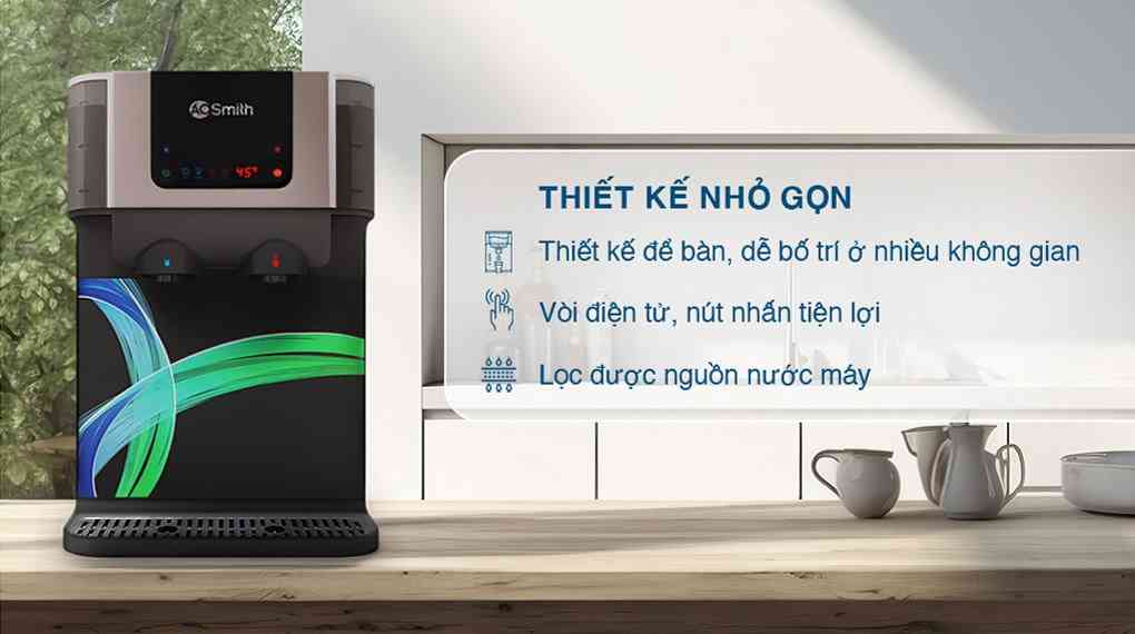 Máy lọc nước đặt bàn AOSmith ROSS ECO-AOC75PUR 4 lõi
