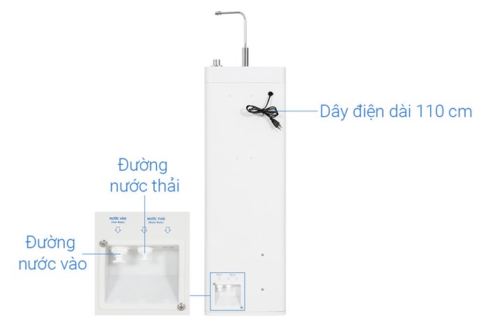 Máy lọc nước RO Hydrogen ROBOT HydroMega-9X 9 lõi
