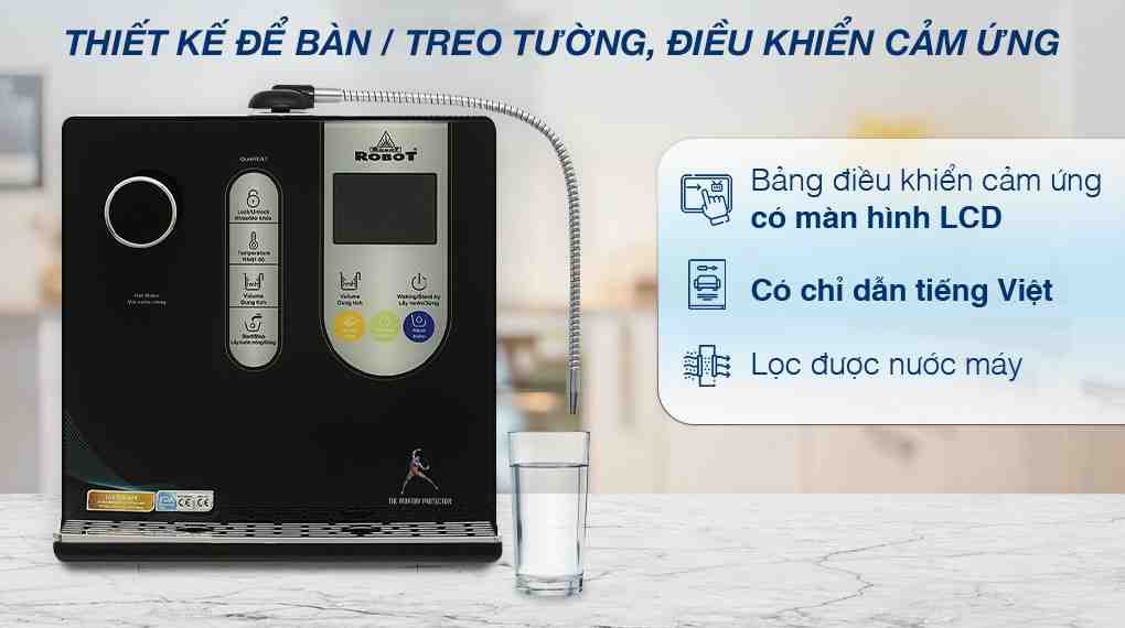 Máy lọc nước điện giải ion kiềm nóng nguội ROBOT IonSmart 38X