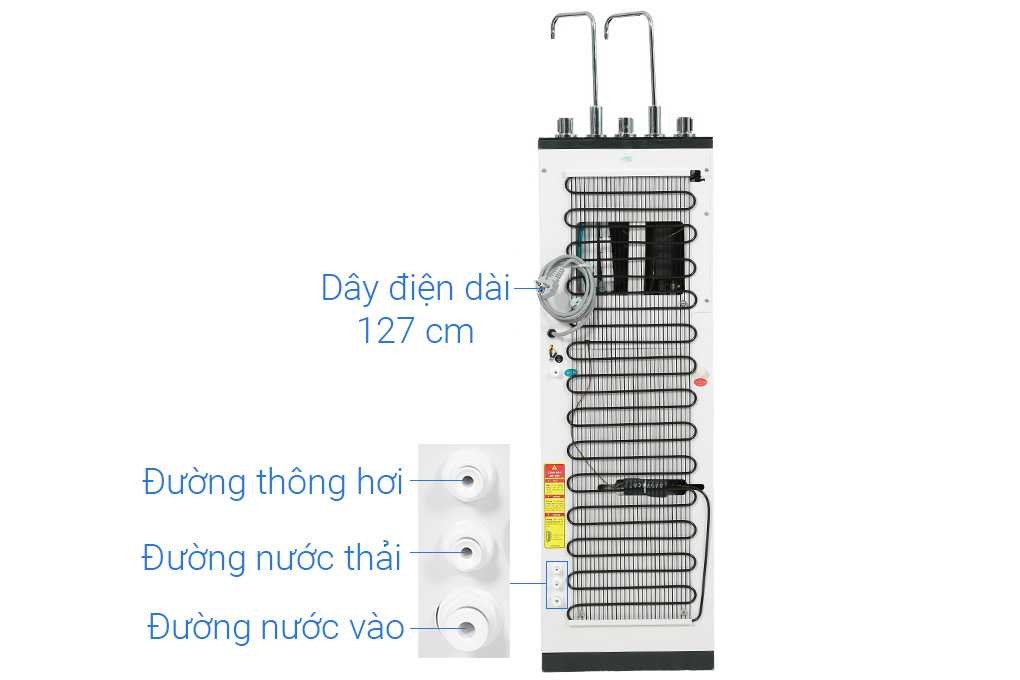 Máy lọc nước RO nóng nguội lạnh Karofi KAD-X60 10 lõi