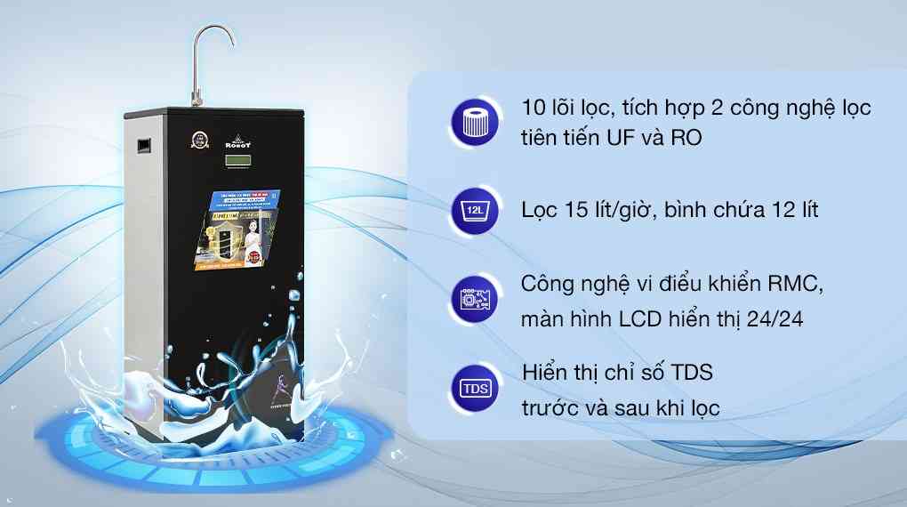 Máy lọc nước RO ROBOT SPRING-X10GUR 10 lõi