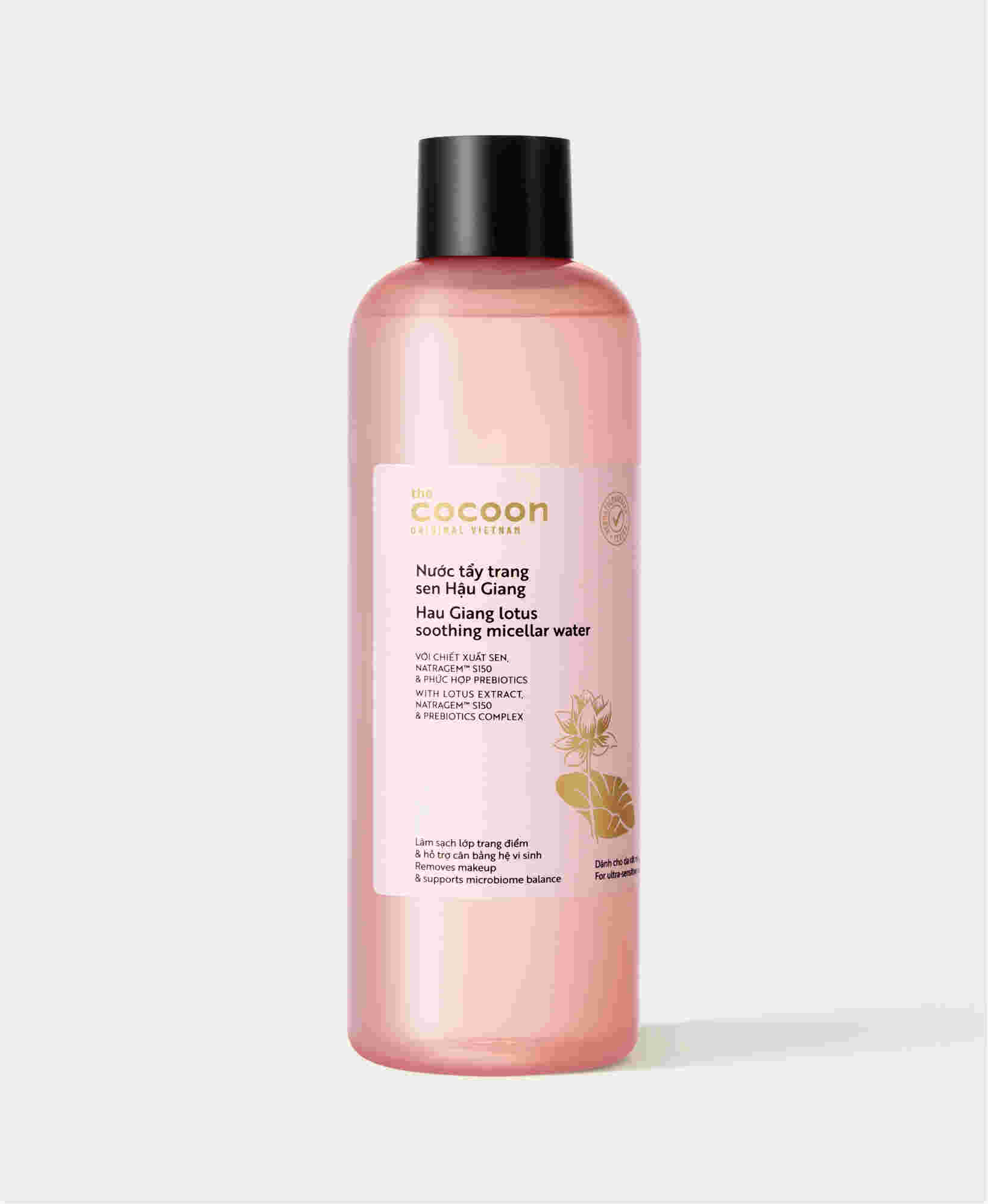 Nước Tẩy Trang Cocoon Sen Hậu Giang Cho Da Rất Nhạy Cảm 140ml