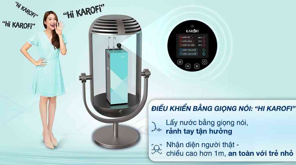 Máy lọc nước RO nóng nguội lạnh Karofi KAD-N91 10 lõi