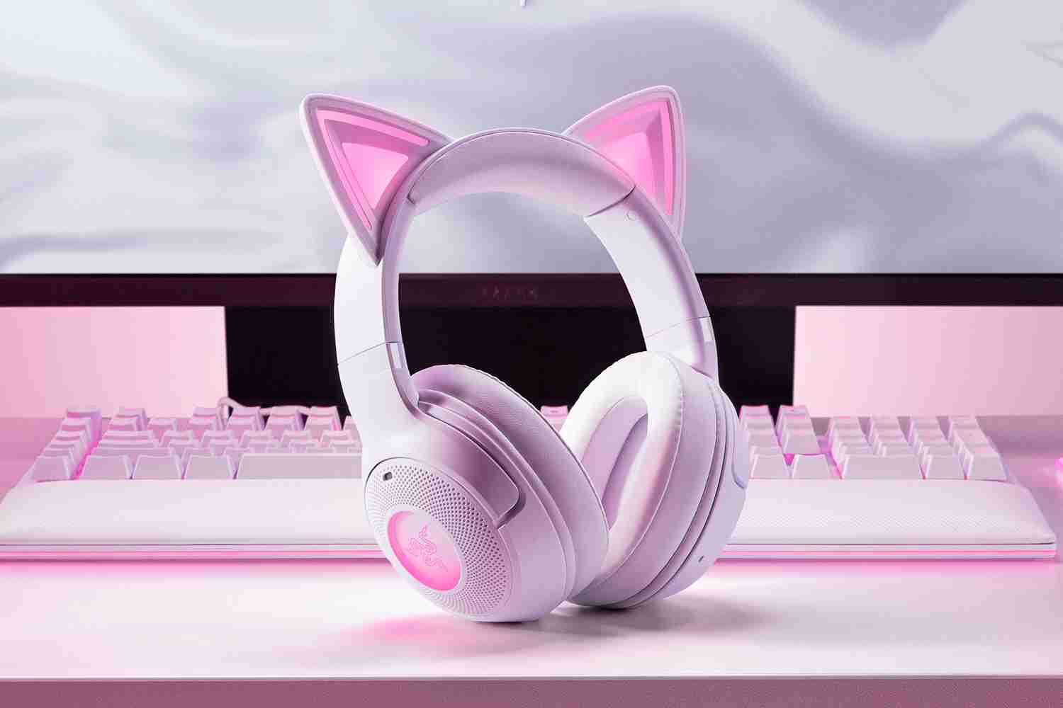 Tai nghe Bluetooth Chụp Tai Gaming Razer Kraken Kitty V2 BT