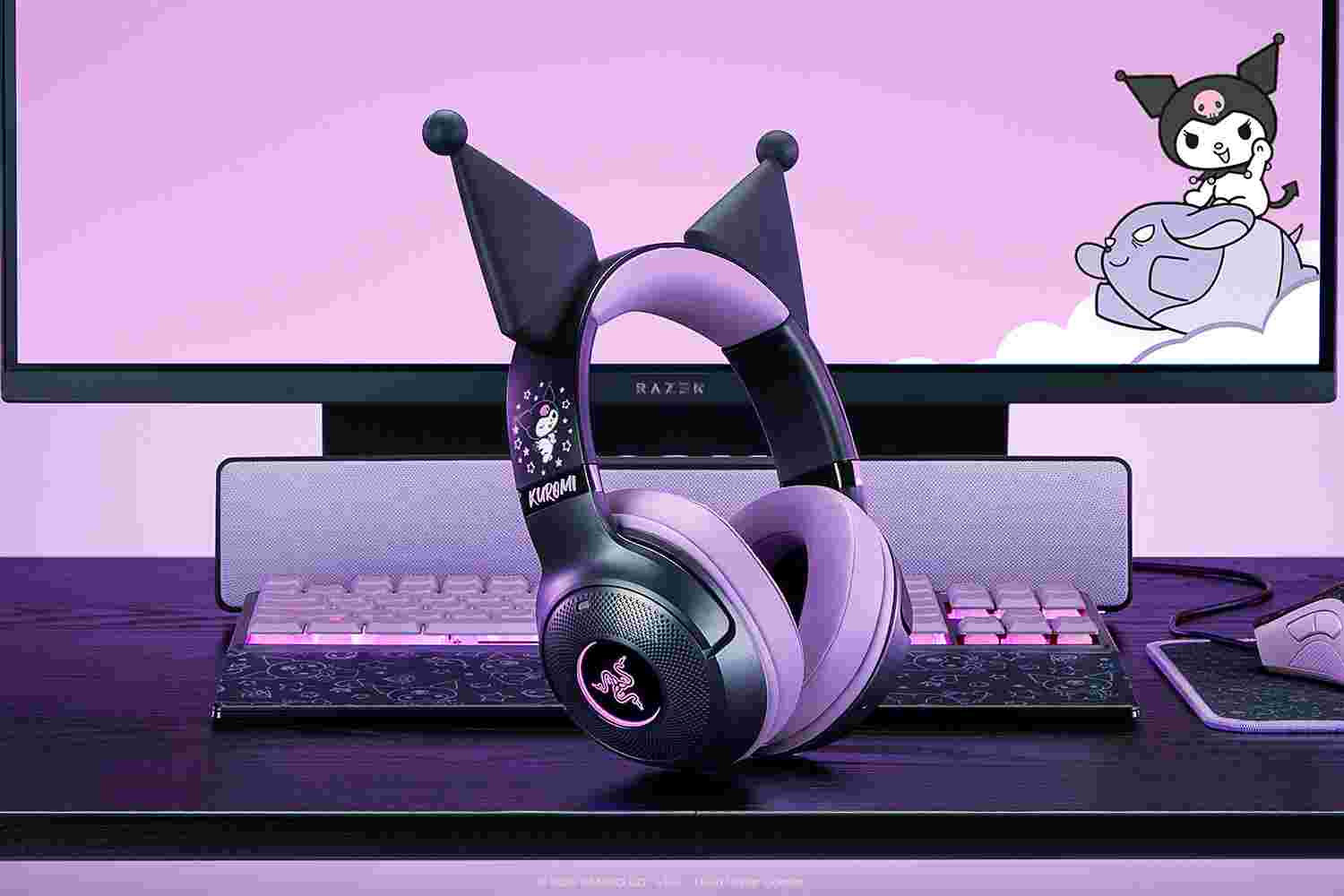 Tai nghe Bluetooth Chụp Tai Gaming Razer Kraken Kitty V2 BT